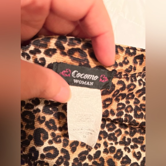 Cocomo Leopard Print Size 3x - Picture 5 of 5